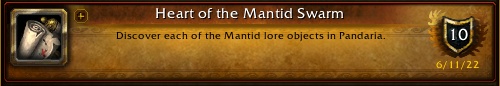 ‘Heart of the Mantid Swarm’ Achievement Guide