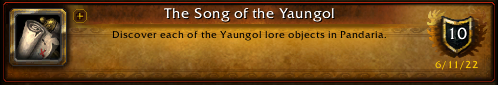 ‘The Song of the Yaungol’ Achievement Guide